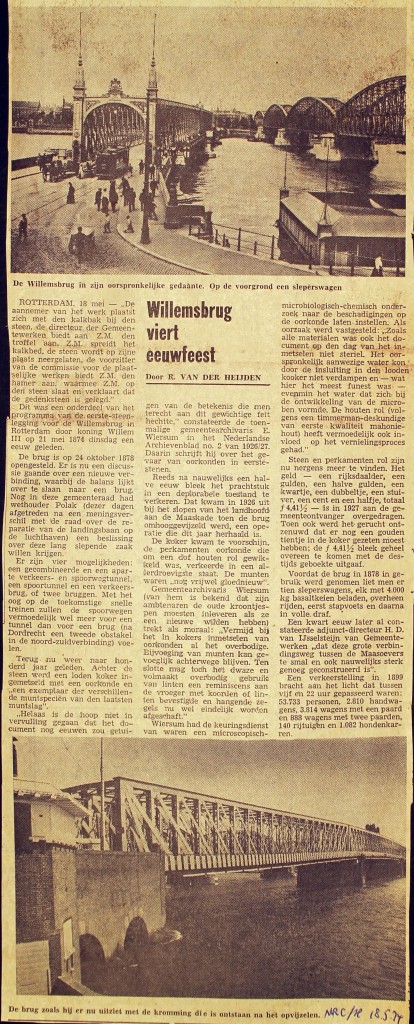 19740518 Willemsbrug viert feest. (NRC)