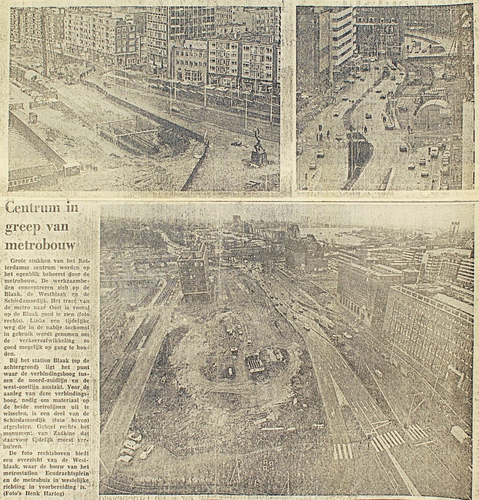 19750204 Centrum in greep metrobouw. (NRC)