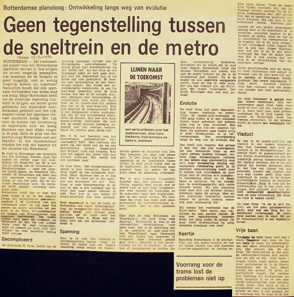 19750516 Geen tegenstellingen. (Trouw)