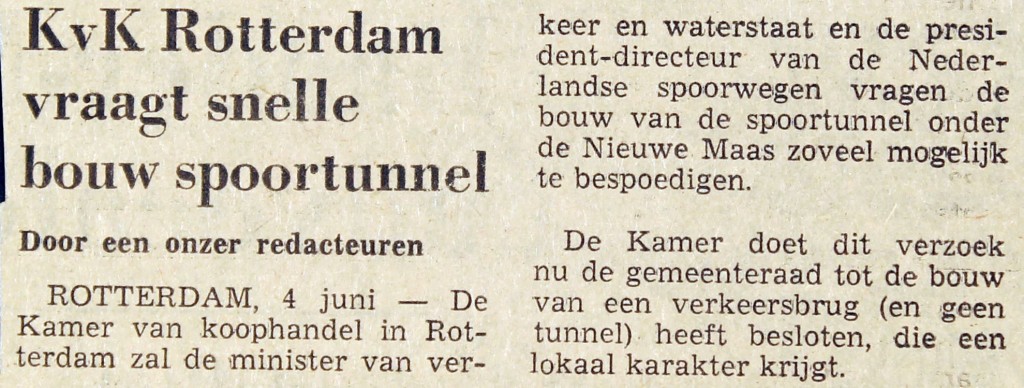 19750604 Snelle bouw spoortunnel. (NRC)