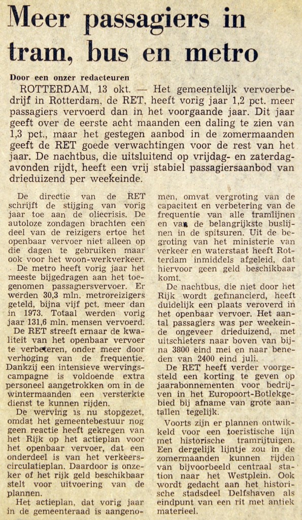 19751013 Meer passagiers. (NRC)