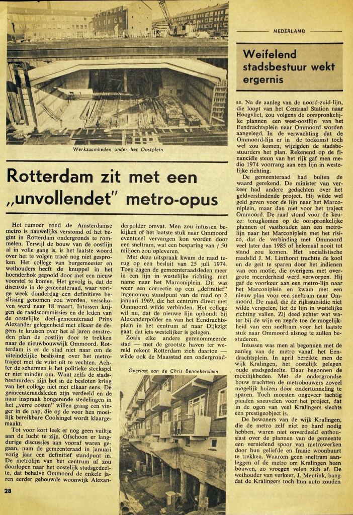 19760228 Weifelend stadsbestuur. (Elsevier)