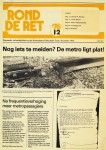 19761201 De metro ligt plat. (Rond de RET)