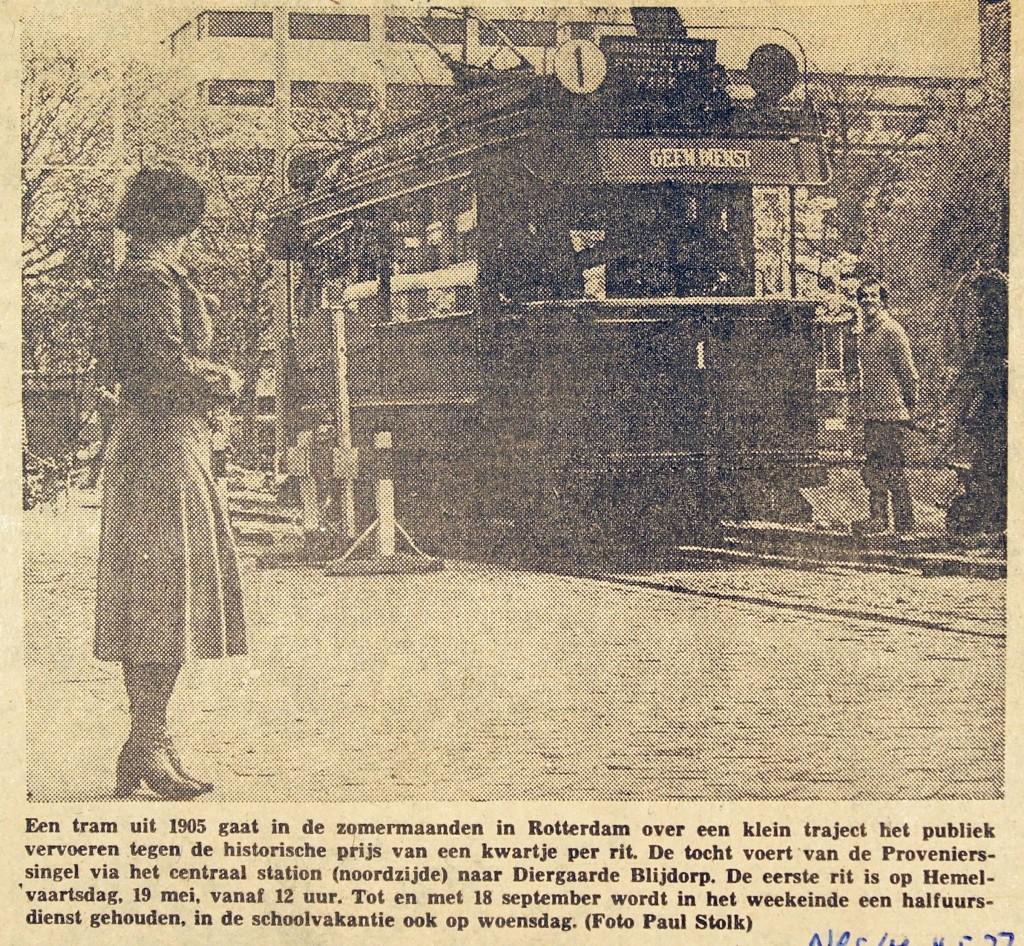 19770504 Diergaarde tram. (NRC)